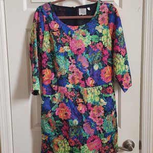 HD in Paris colorful dress